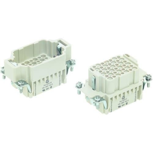 1PC HARTING ELEKTRONIK INC 09160423101 Rectangular Socket Insert, 42+PE, 10