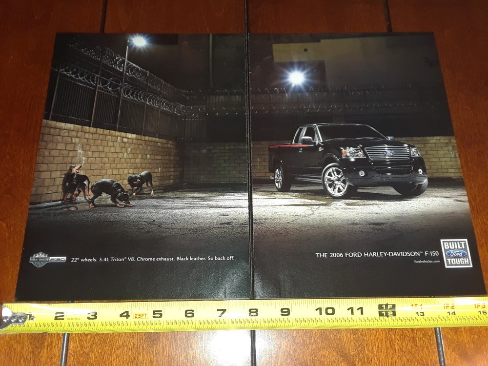 2006 FORD HARLEY DAVIDSON F-150 ORIGINAL AD