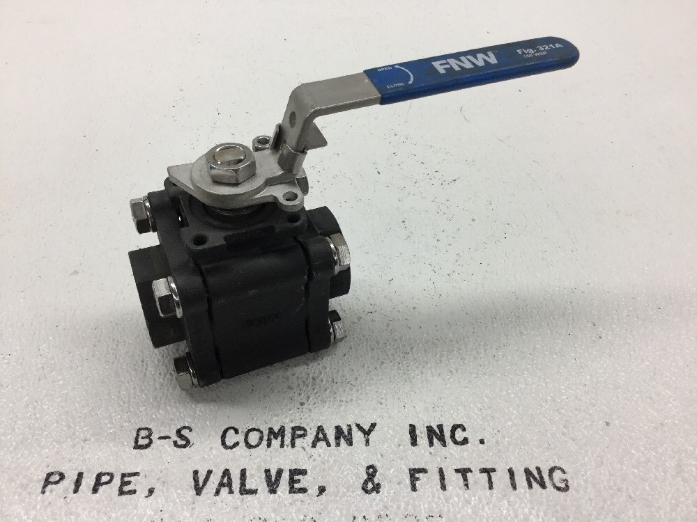 Ball Valve FNW 321A 1.5" 1-1/2" 1500CWP Full Port CSxSS Socket Locking Lever