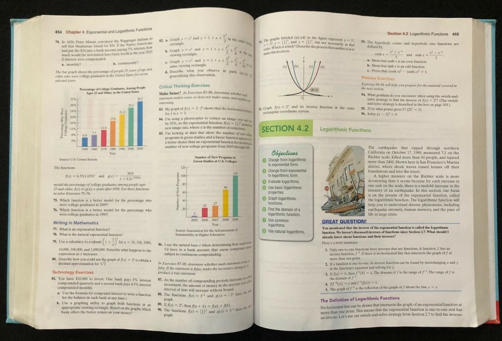 Blitzer College Algebra Textbook, Custom Edition, 6th Edition (2014, Pearson)