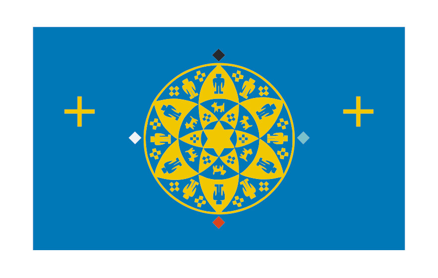 Yavapai Prescott Tribe Flag Sticker Decal