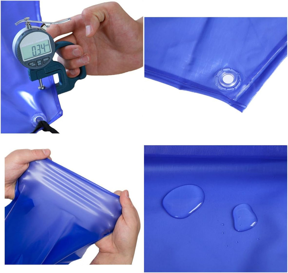 Waterproof Apron plus Size Blue