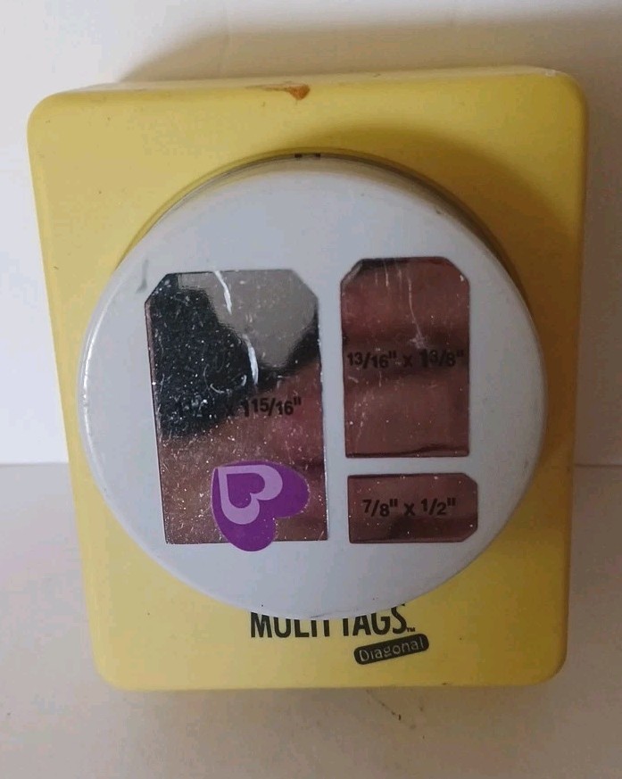 McGill Craftivity 3 Tag Paper Punch Used