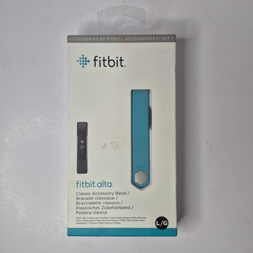 Fitbit Alta Classic Accessory Band Turquoise Open Box