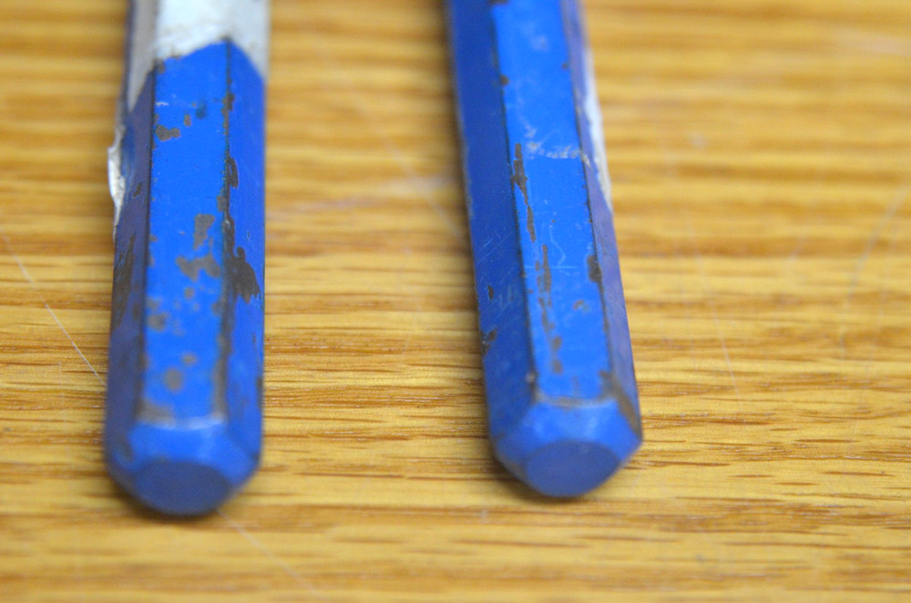 Two 5/8in. Octagonal Chisels 12" Long (1-B)