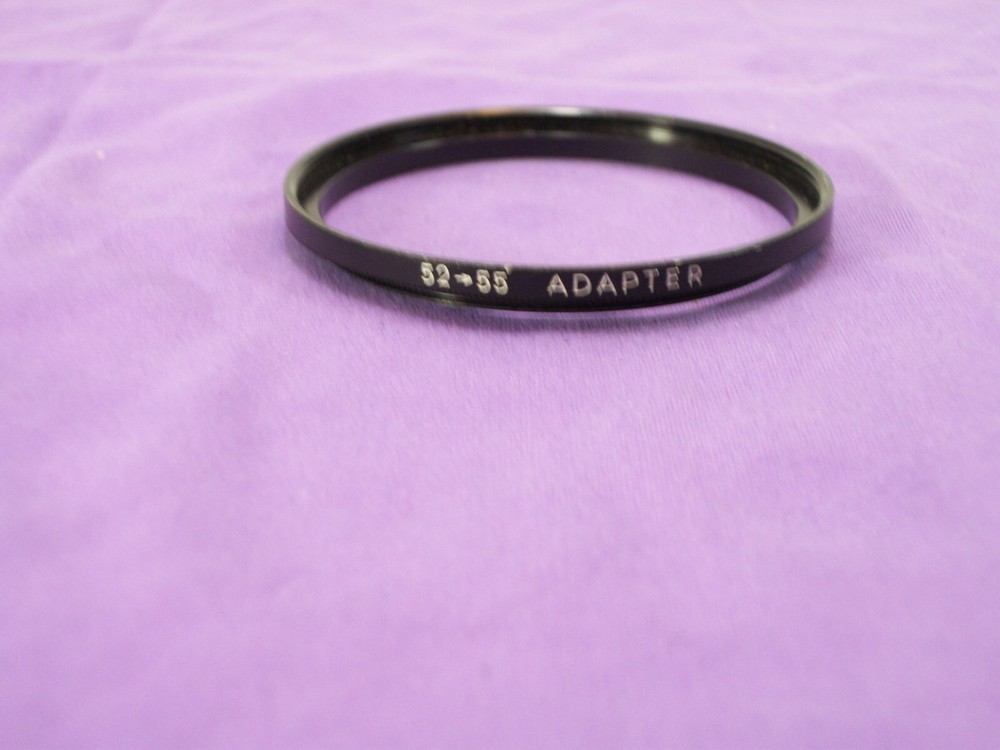 Minolta 52mm - 55mm Step Up Adapter Ring Used