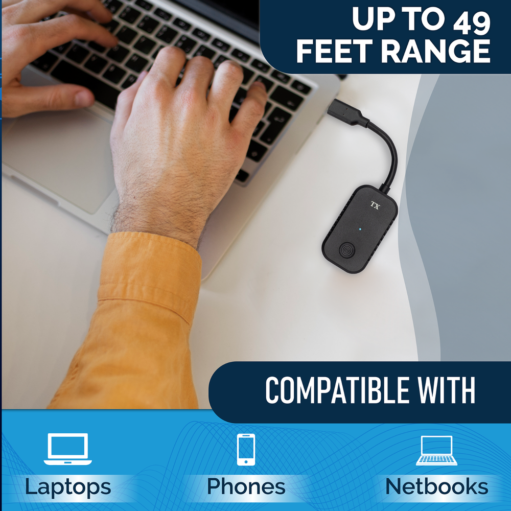 ClearClick Present+Share USB-C Wireless Presentation System Video Transmitter