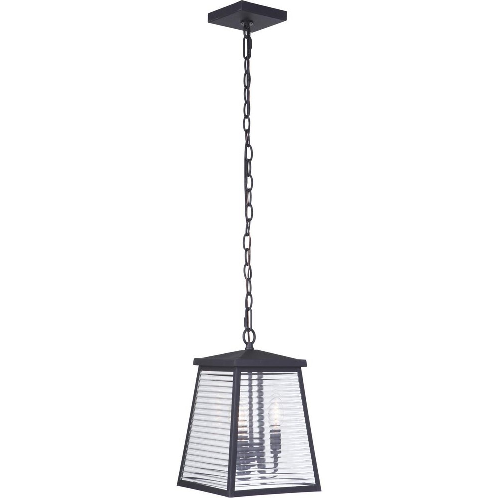 Craftmade ZA4111-MN Armstrong 3 Light 8.25 inch Midnight Outdoor Pendant