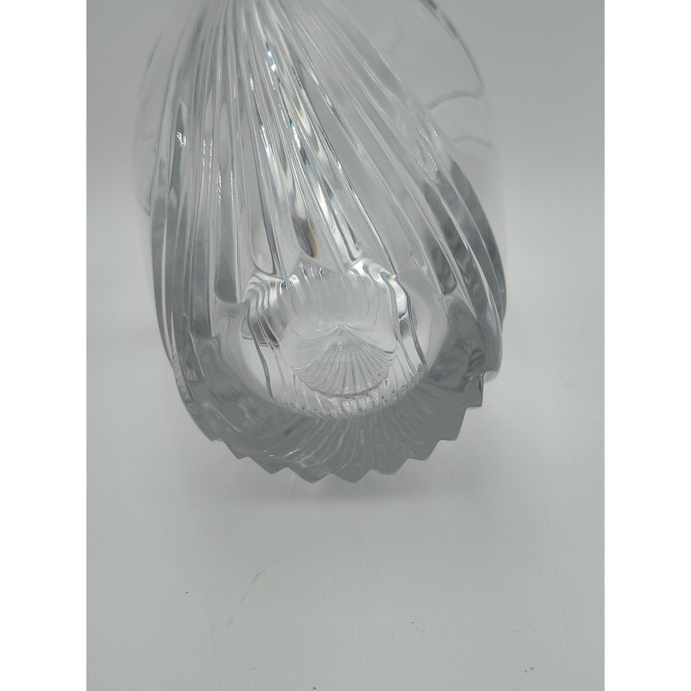 Vintage Crystal Vase - 10" tall