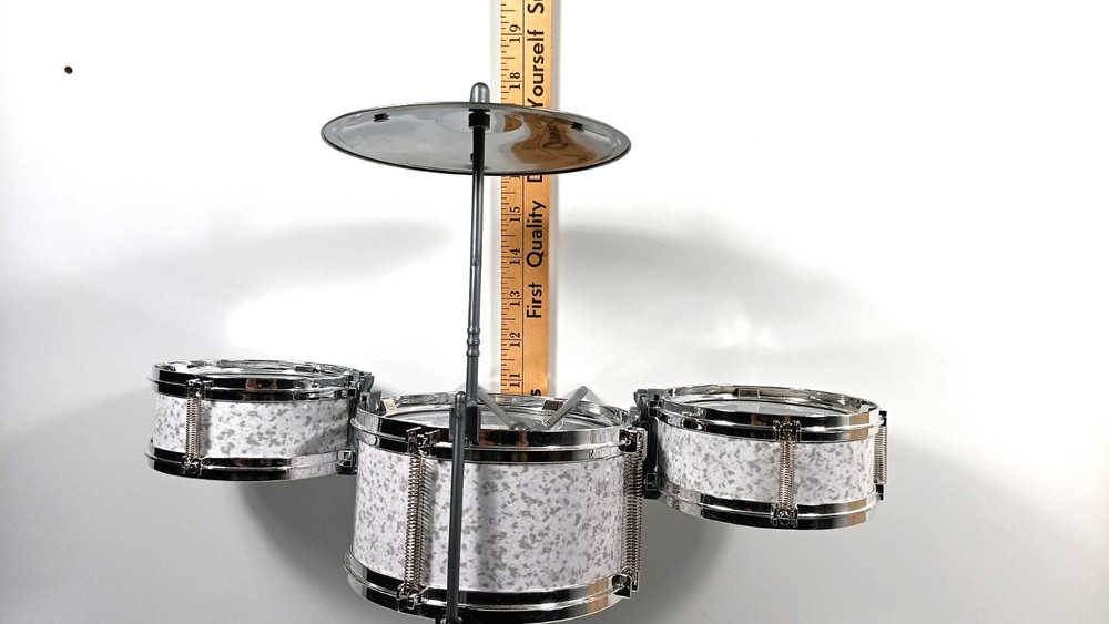 Westminster Desktop Drum Set Silver Color New open Box