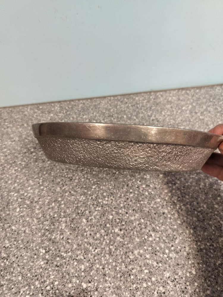 Vintage Cast Aluminum Nutcracker Bowl With Mallet Hammered