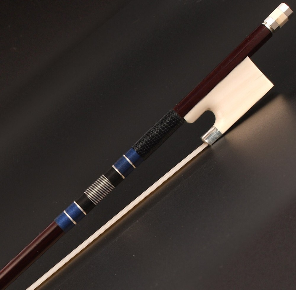 Superb Pro Master Antique Pernambuco Violin Bow 4/4 Value White Frog Silver Fast