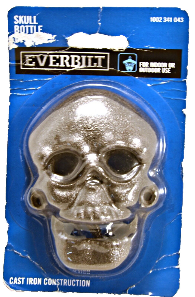 Unique Cast Iron Wall Mounted Skull Bottle Opener