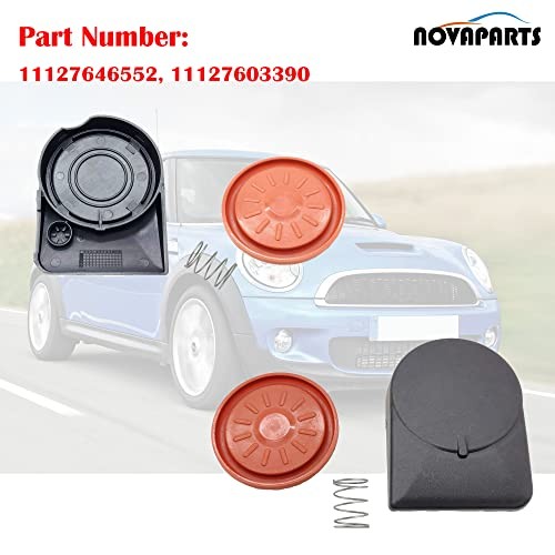 Valve Cover Cap PCV with Membrane N18 Engine Replacement for 2010-2016 MINI