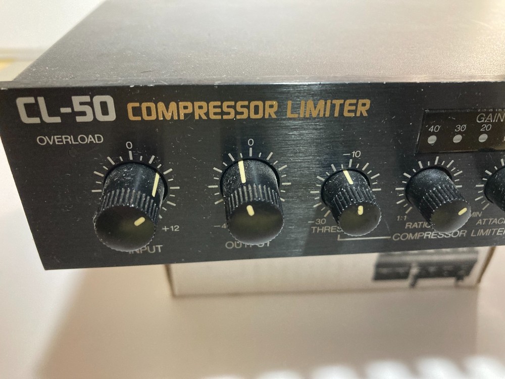 Boss CL-50 Pro Compressor Limiter High performance Half Rack Unit
