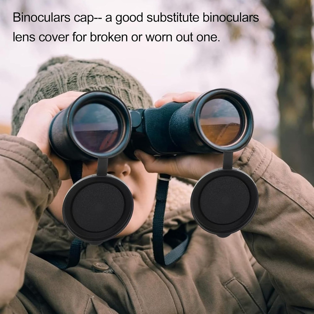 10X42 Optics Binocular Caps - Eyepiece & Objective Lens Covers, Waterproof Prote