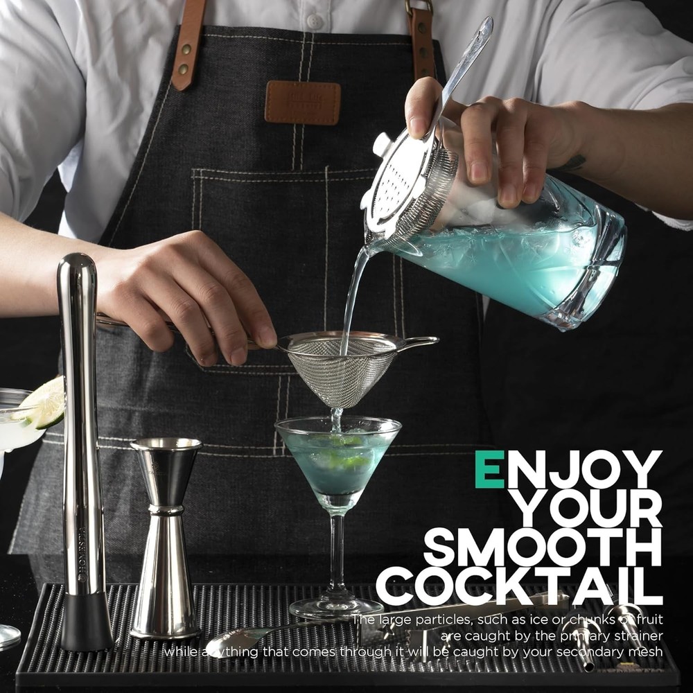 Classic Silver 3.3" Fine Mesh Strainer - Durable & Easy to Clean Kitchen Tool