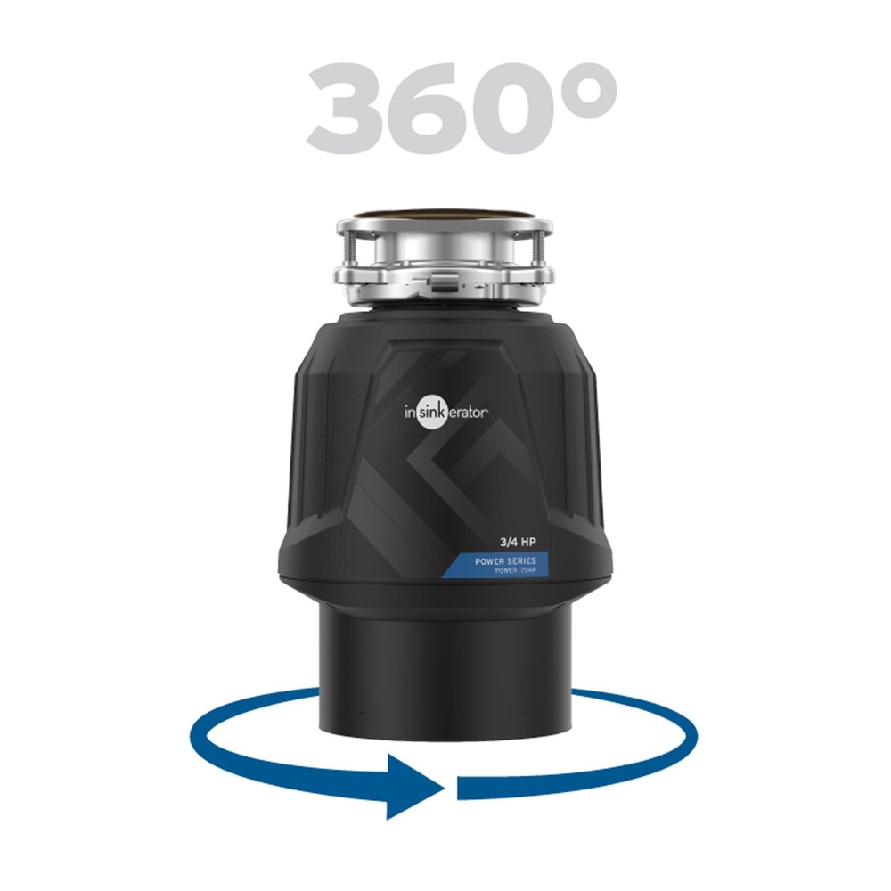 InSinkErator POWER75 3/4 HP Garbage Disposal Power Series, Continuous Feed