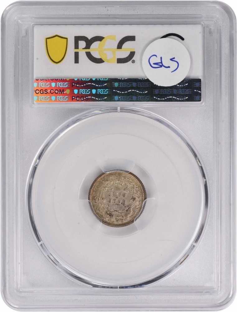 1870 Liberty Seated Silver Half Dime MS63 PCGS