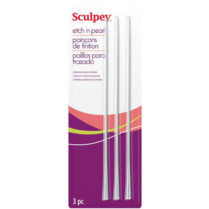 Sculpey Etch 'n Pearls 3/Pkg