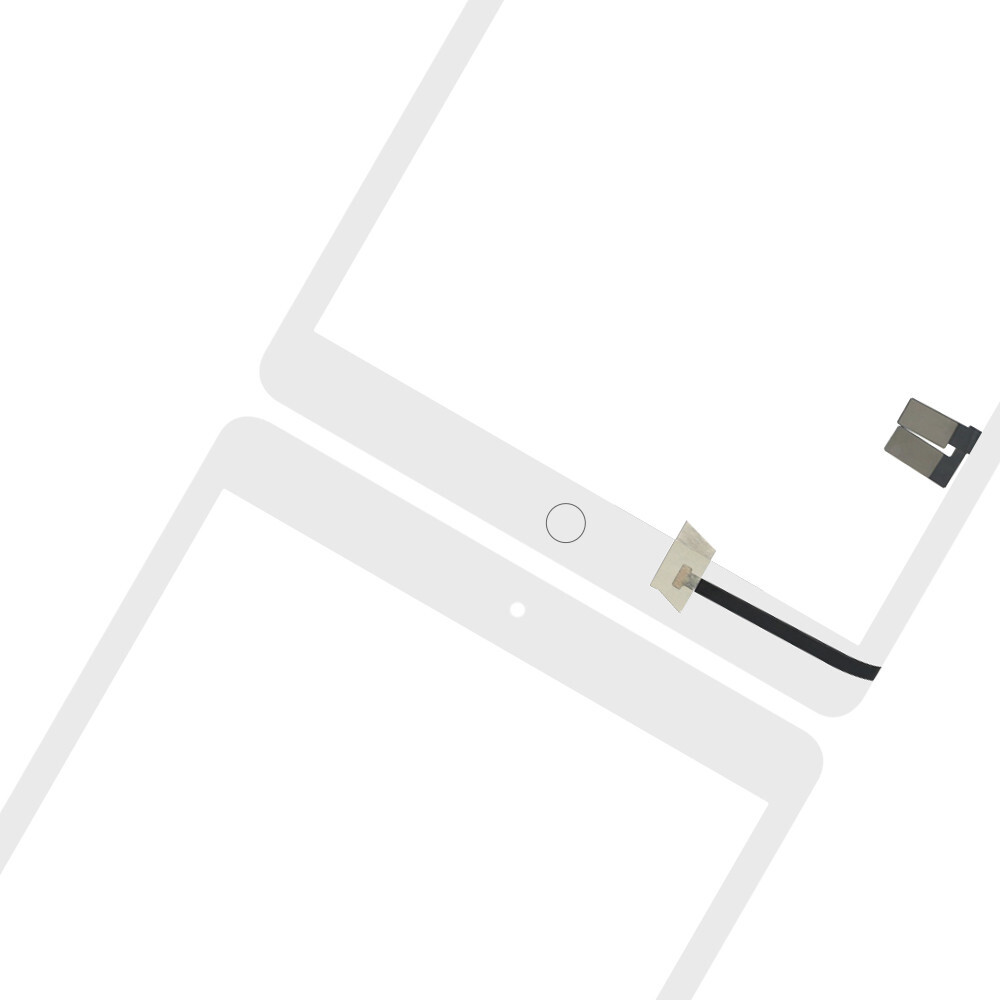 For iPad 9th Gen 2021 A2602 A2603 White Home Button + Touch Screen Glass Replace