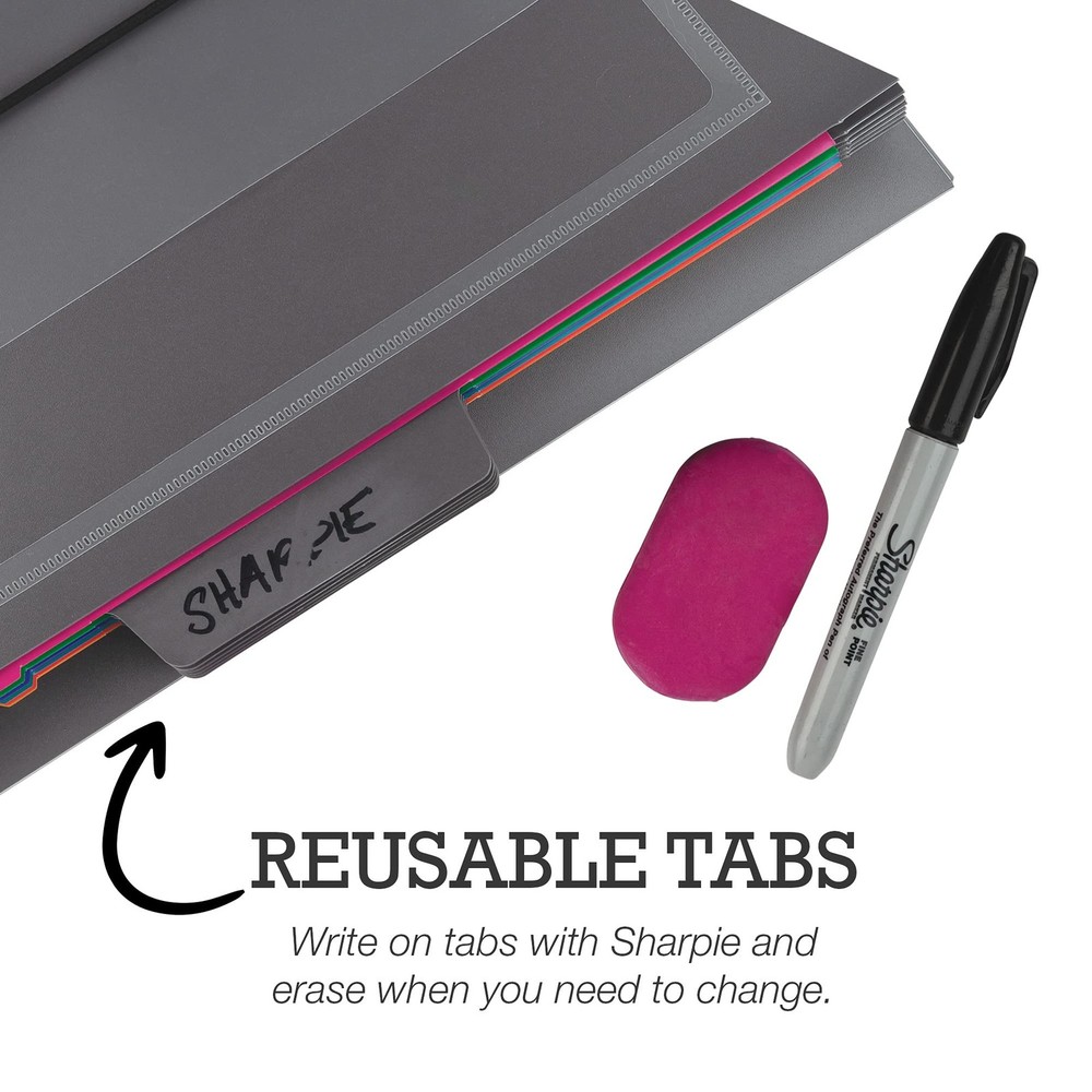 Cascading Wall File Organizer, Classrom Organization and Storage, 6 Removable...