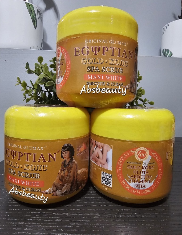 LEE Egyptian Gold Kojic Scrub Maxi White Smooth & Clean👌💯✨️ 1pc