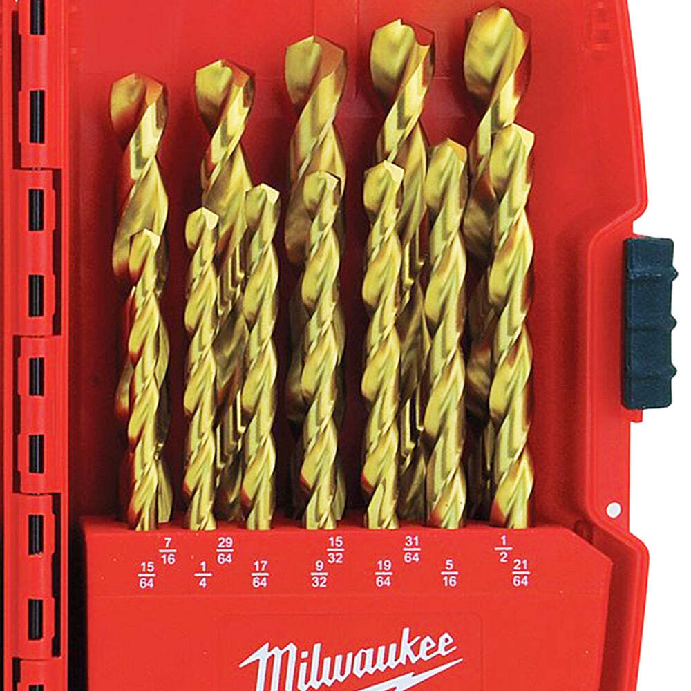 Milwaukee 48-89-0012 Thunderbolt Titanium Coated Drill Bits - 29pc
