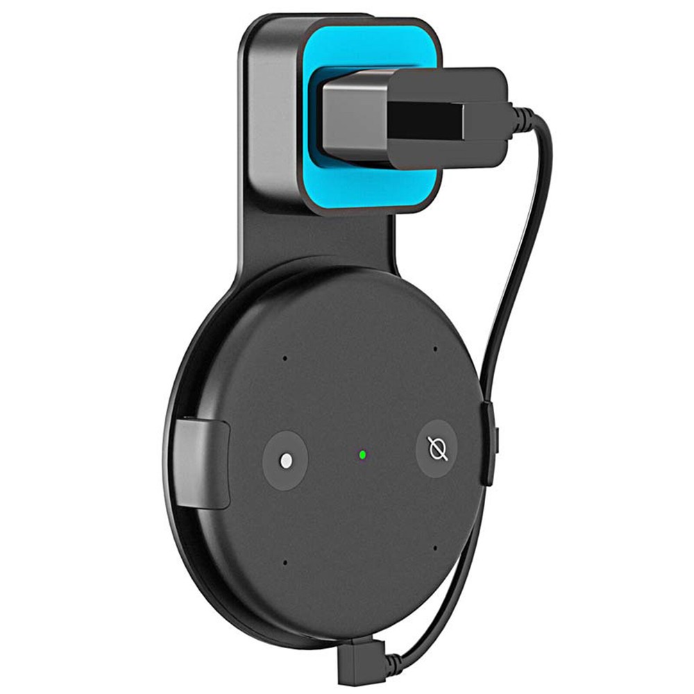 Wall Plug Power Supply Bracket Mount Holder Adapter for Amazon Echo Input
