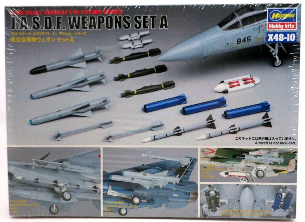 Hasegawa 1/48 JASDF Weapons Set A Model Kit X48-10