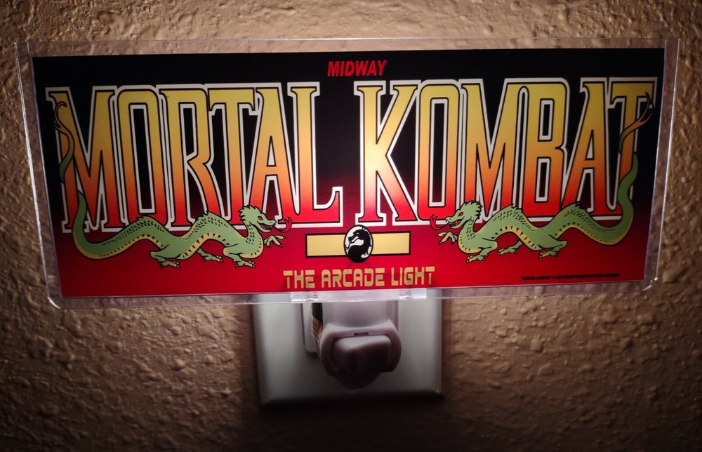 Mortal Kombat Arcade Marquee Night Light