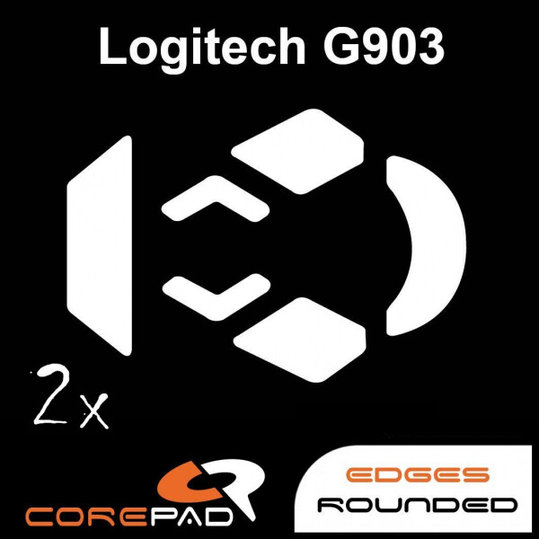 Corepad Skatez Logitech G903 Replacement Teflon® mouse feet Hyperglides