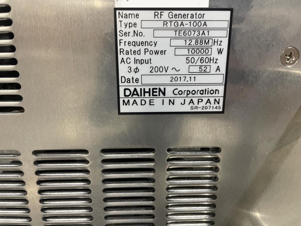 DAIHEN RTGA-100A 2017 RF GENERATOR