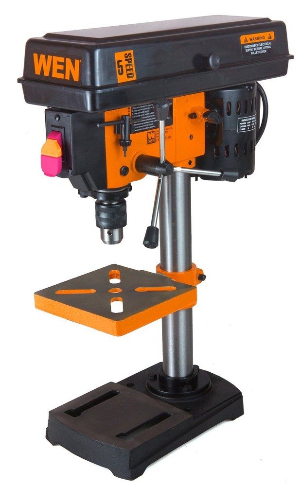NEW WEN 4208T 8-Inch 5 Speed Drill Press 1/2" Keyed Chuck Tools Variable Speed