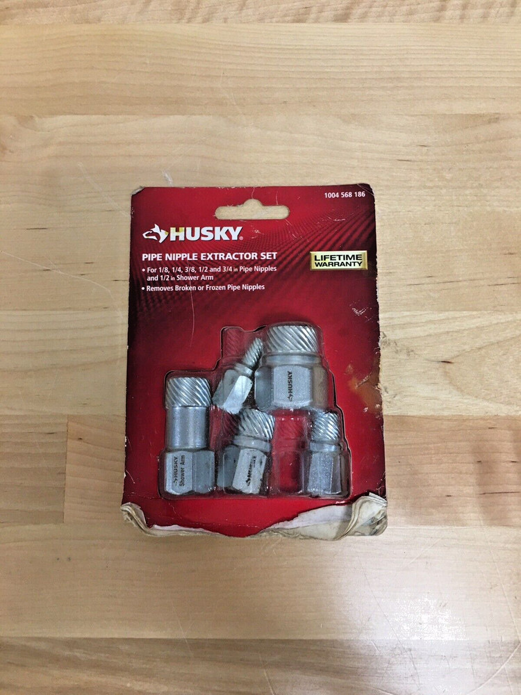 Husky Pipe Nipple Extractor Set (6-Piece)
