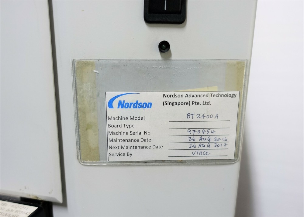 NORDSON DAGE 2400A BOND PULL TESTER w WP1KG CARTRIDGE, PRINTER & KEYPAD CONSOLE