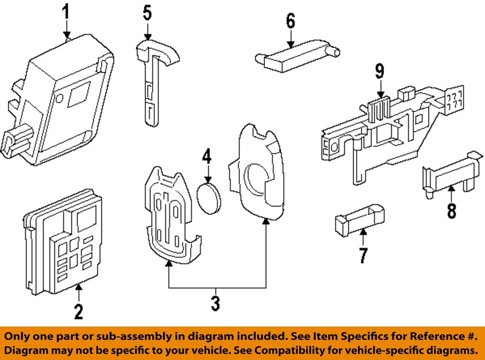 GM OEM 20-23 Silverado 2500 HD Keyless Entry Components-Transmitter 13523320