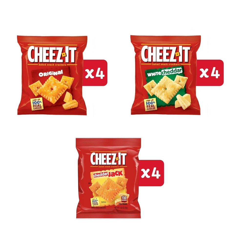 Cheez-It Crackers Variety Pack, 12 Packs