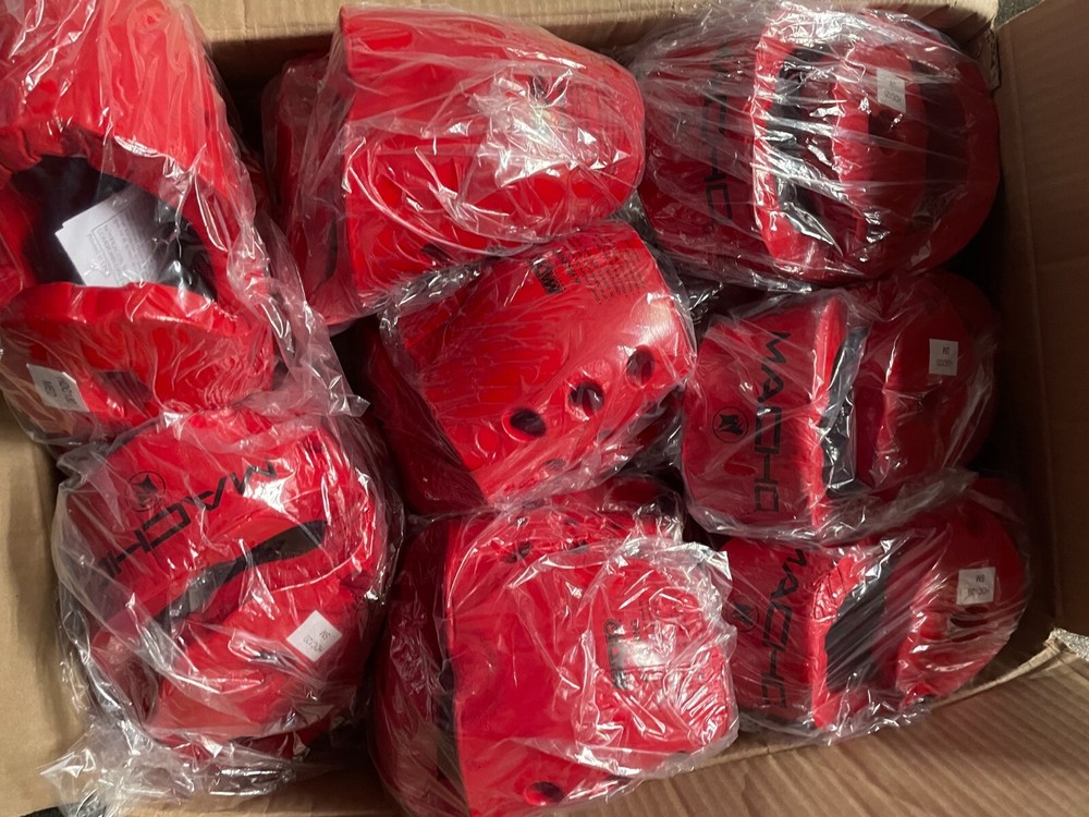 Red Macho Dyna Head Gear