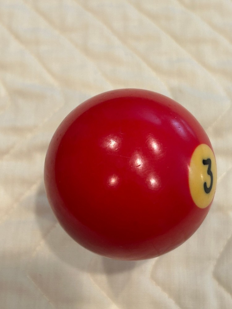 VTG Replacement Billiard Pool Ball 2 1/4" (2.25") Solid Red #3 