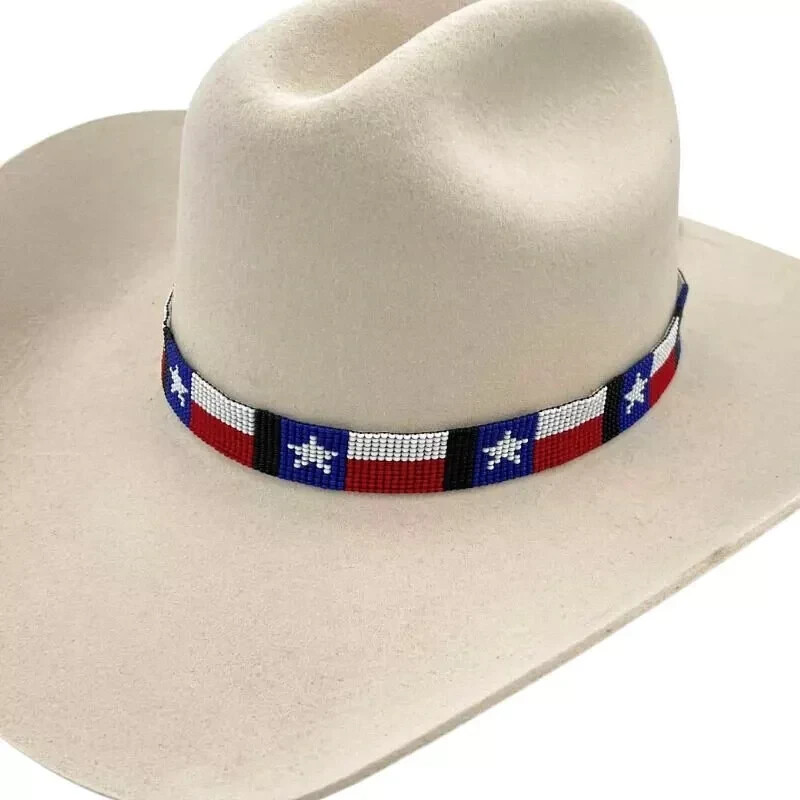 Beaded Hat Band Native American Style Handmade hatband