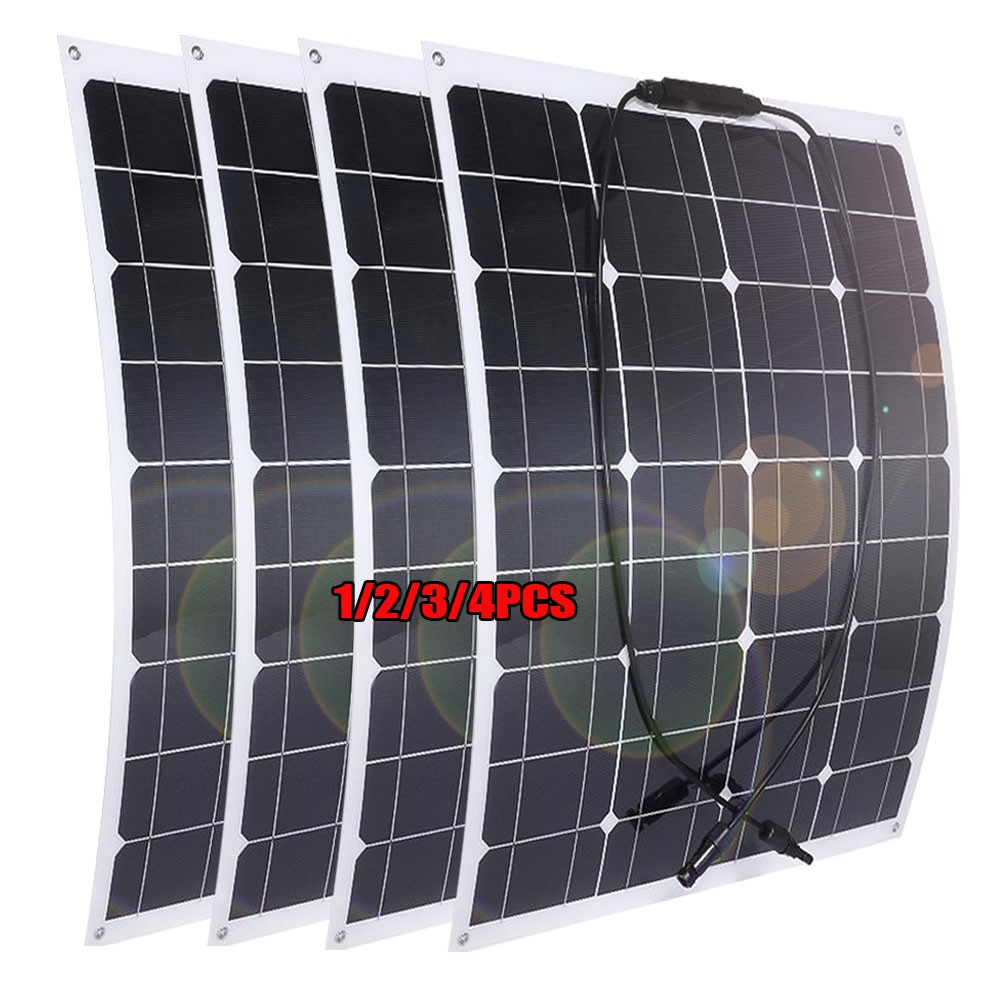 100W Flexible Solar Panel Battery Charger Solar Panel Off-Grid Solar Module