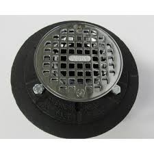 AB&A ABA5208 Shower Drain CI SS Grate 2"NH