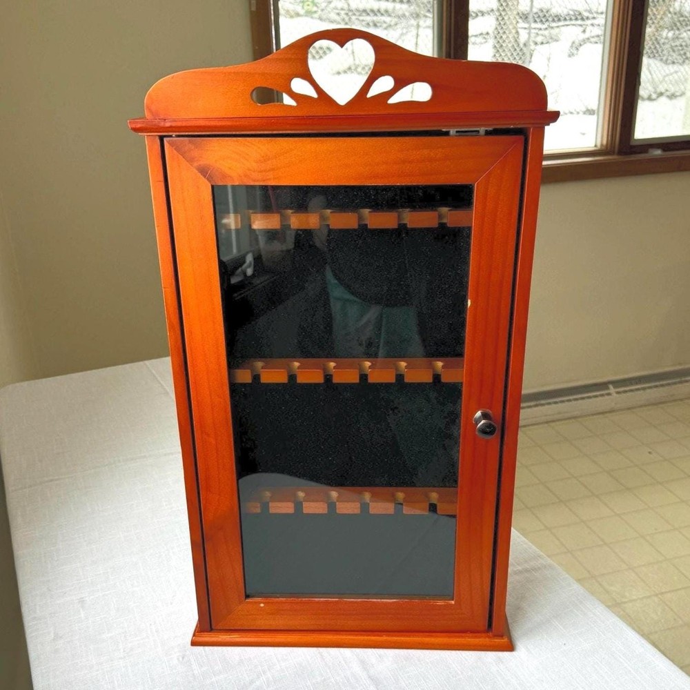 Vintage Spoon Display Cabinet
