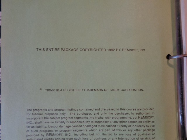 TRS 80 Models I and III Assembly Language Programming Remassem Second Edition