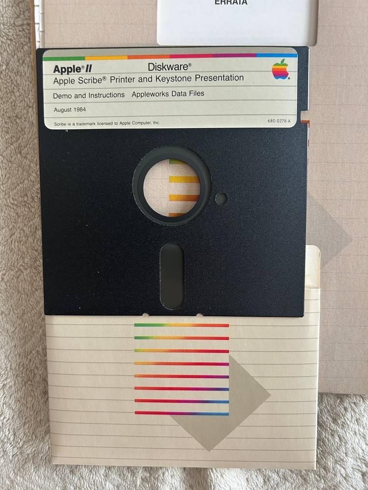 Macintosh Imagewriter Accessory Kit for Apple IIc. A2C4515 Vintage software 1984