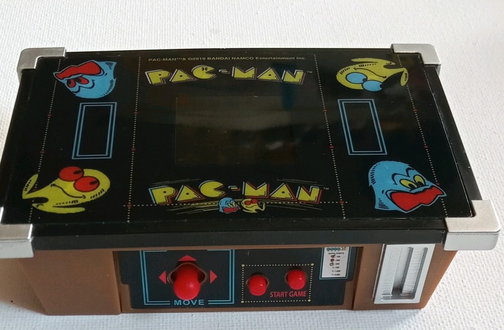 Tabletop Pac-Man Miniature Version Handheld 2019 Bandai Works Great