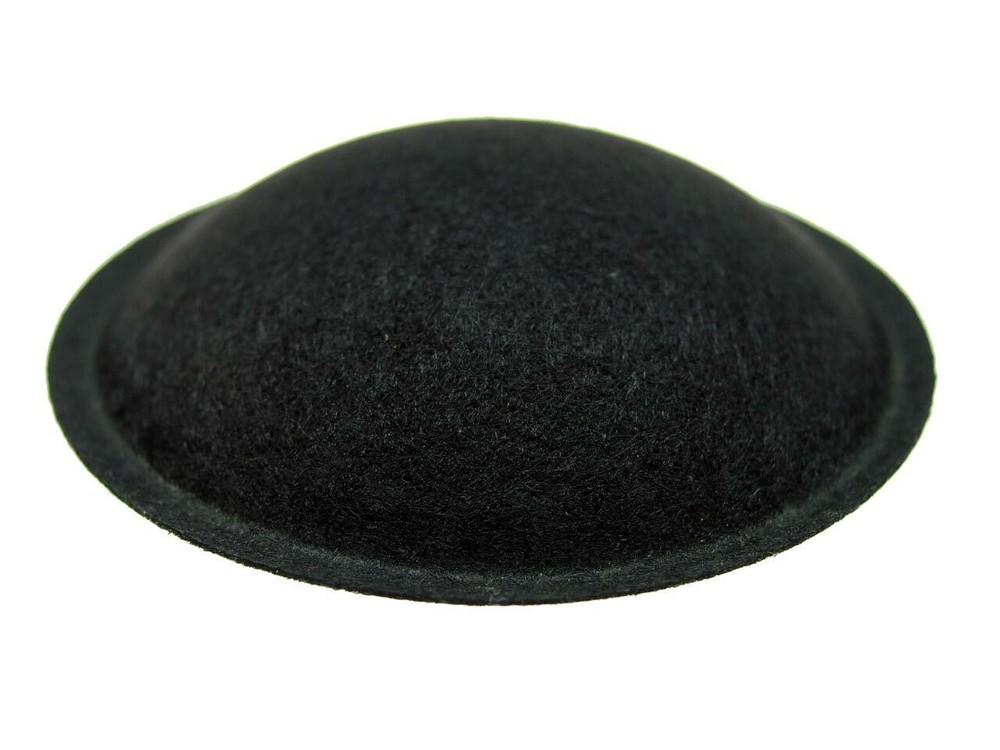 2.25" Speaker Dust Cap, Black Felt, With Lip, DC-2.25F