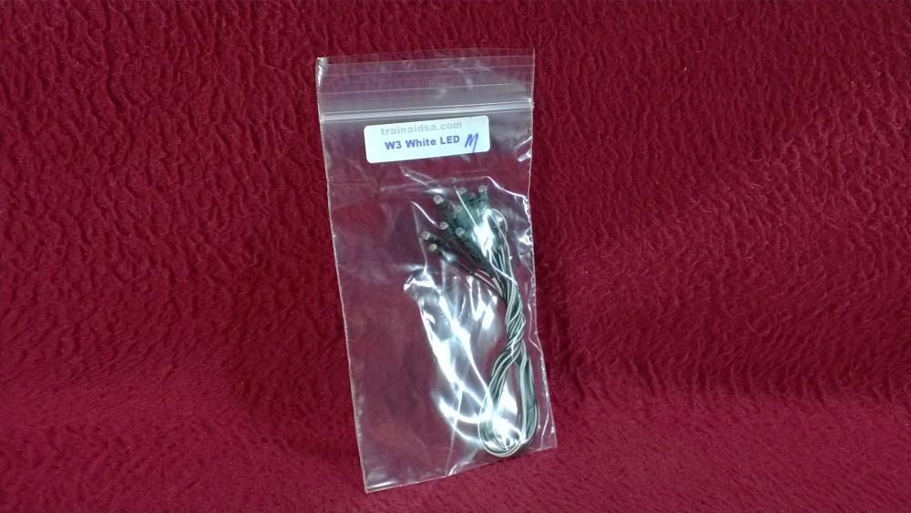 #9 W 3mm 12V DC LED LIGHTS WIRED (10) - WARM WHITE