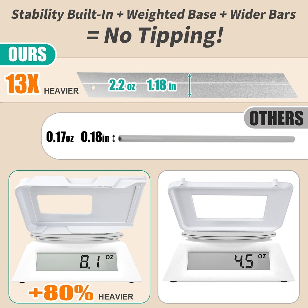 2 Pack Bathroom Organizers and Storage - Multi-Purpose,2-Tier Clear Pull Out ...